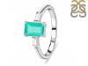Green Onyx & White Topaz Ring GRO-RDR-2251.