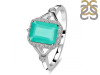 Green Onyx & White Topaz Ring GRO-RDR-2252.