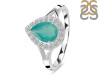 Green Onyx & White Topaz Ring GRO-RDR-2253.