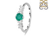 Green Onyx & White Topaz Ring GRO-RDR-2259.