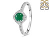 Green Onyx & White Topaz Ring GRO-RDR-2260.