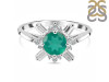 Green Onyx & White Topaz Ring GRO-RDR-2264.