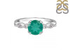 Green Onyx & White Topaz Ring GRO-RDR-2269.