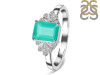 Green Onyx & White Topaz Ring GRO-RDR-2272.