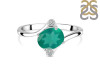 Green Onyx & White Topaz Ring GRO-RDR-3264.