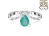 Green Onyx & White Topaz Ring GRO-RDR-2283.