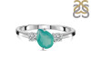 Green Onyx & White Topaz Ring GRO-RDR-2285.