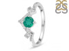 Green Onyx & White Topaz Ring GRO-RDR-2296.