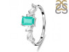 Green Onyx & White Topaz Ring GRO-RDR-2306.