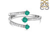 Green Onyx & White Topaz Ring GRO-RDR-2520.