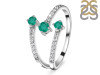 Green Onyx & White Topaz Ring GRO-RDR-2520.