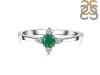 Green Onyx & White Topaz Ring GRO-RDR-2541.