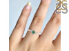 Green Onyx & White Topaz Ring GRO-RDR-2541.