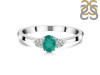 Green Onyx & White Topaz Ring GRO-RDR-2542.