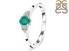 Green Onyx & White Topaz Ring GRO-RDR-2542.