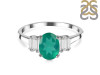 Green Onyx & White Topaz Ring GRO-RDR-2861.