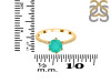 Green Onyx & White Topaz Ring GRO-RDR-3140.