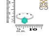 Green Onyx & White Topaz Ring GRO-RDR-3140.