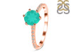 Green Onyx & White Topaz Ring GRO-RDR-3140.