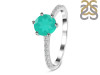 Green Onyx & White Topaz Ring GRO-RDR-3140.