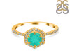Green Onyx & White Topaz Ring GRO-RDR-3146.