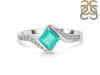 Green Onyx & White Topaz Ring GRO-RDR-346.