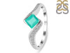 Green Onyx & White Topaz Ring GRO-RDR-346.