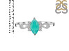 Green Onyx & White Topaz Ring GRO-RDR-349.