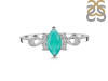 Green Onyx & White Topaz Ring GRO-RDR-349.