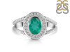 Green Onyx & White Topaz Ring GRO-RDR-359.