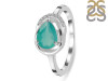 Green Onyx & White Topaz Ring GRO-RDR-367.