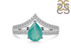 Green Onyx & White Topaz Ring GRO-RDR-372.
