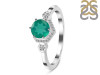 Green Onyx & White Topaz Ring GRO-RDR-373.