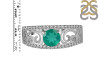 Green Onyx & White Topaz Ring GRO-RDR-375.