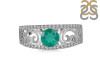 Green Onyx & White Topaz Ring GRO-RDR-375.