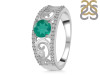 Green Onyx & White Topaz Ring GRO-RDR-375.