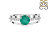 Green Onyx & White Topaz Ring GRO-RDR-377.