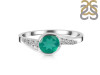 Green Onyx & White Topaz Ring GRO-RDR-403.