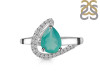 Green Onyx & White Topaz Ring GRO-RDR-404.