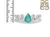 Green Onyx & White Topaz Ring GRO-RDR-405.