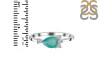 Green Onyx & White Topaz Ring GRO-RDR-433.