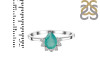 Green Onyx & White Topaz Ring GRO-RDR-436.