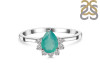 Green Onyx & White Topaz Ring GRO-RDR-436.