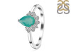 Green Onyx & White Topaz Ring GRO-RDR-436.