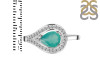 Green Onyx & White Topaz Ring GRO-RDR-438.
