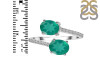 Green Onyx & White Topaz Ring GRO-RDR-440.