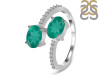 Green Onyx & White Topaz Ring GRO-RDR-440.