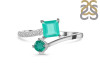 Green Onyx & White Topaz Ring GRO-RDR-441.