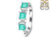 Green Onyx & White Topaz Ring GRO-RDR-443.