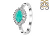 Green Onyx & White Topaz Ring GRO-RDR-446.